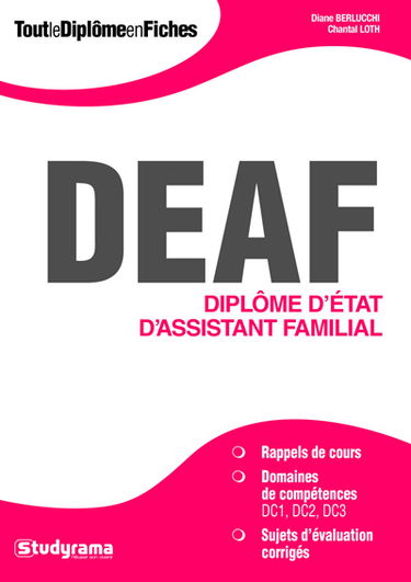 DEAF : diplôme d'Etat d'assistant familial