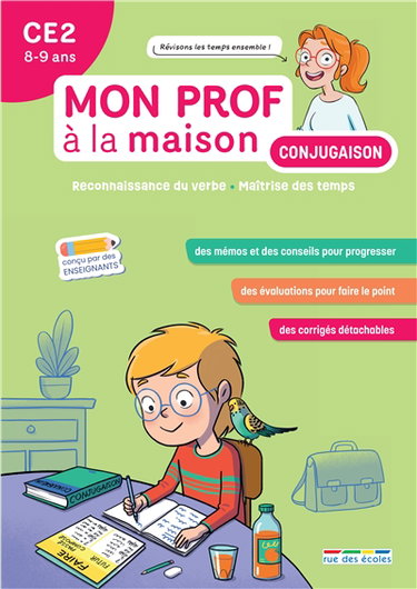 Couverture de Conjugaison CE2, 8-9 ans : reconnaissance du verbe, maîtrise des temps
