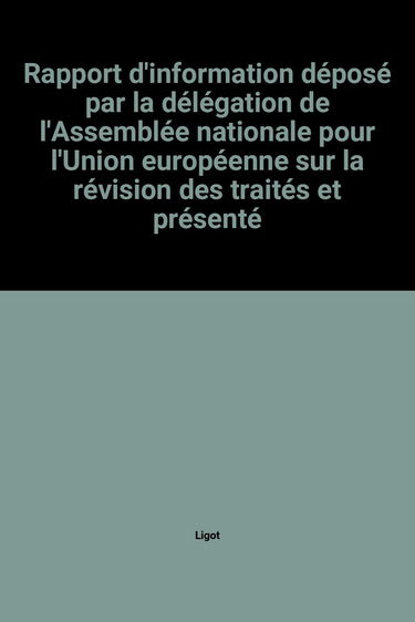La révision des traites européens après amsterdam