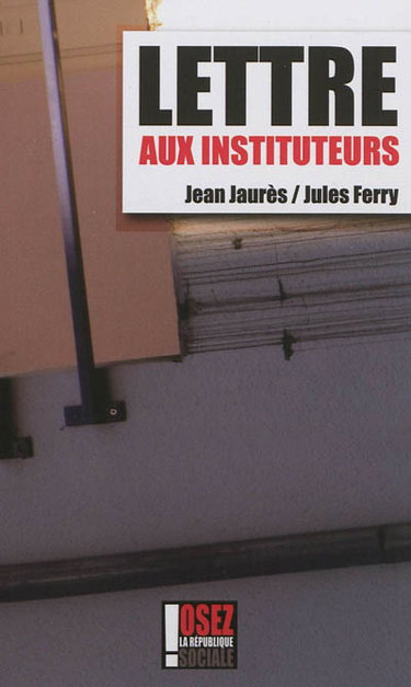 Couverture de Lettre aux instituteurs