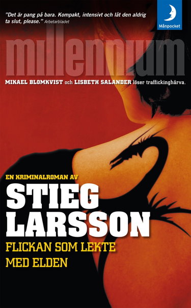 Couverture de Flickan som lekte med elden par Stieg Larsson