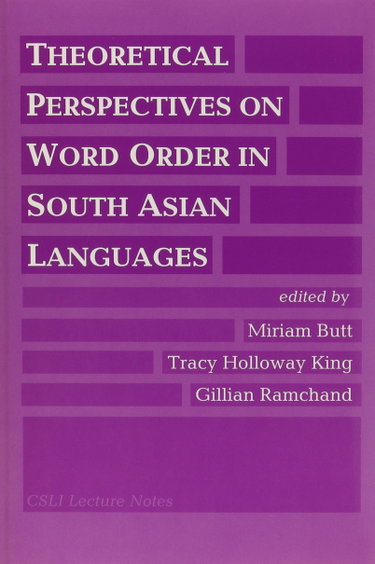 Couverture de Theoretical Perspectives on Word Order in South Asian Languages