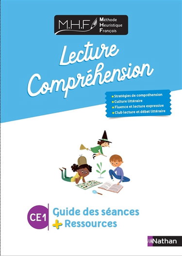 Méthode heuristique de français : lecture-compréhension CE1 : guide des séances + ressources
