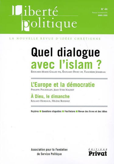 Liberté politique, n° 44