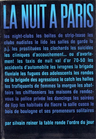 Couverture de La Nuit à Paris