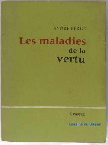 Couverture de Les maladies de la vertu