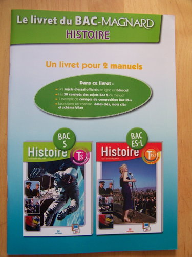 Couverture de Le livret du BAC MAGNARD Histoire