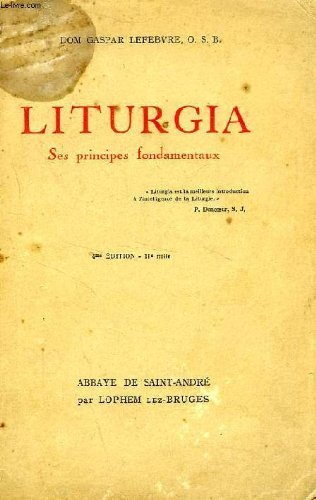 Couverture de Liturgia, ses principes fondamentaux