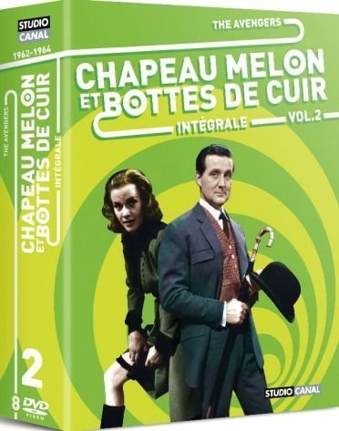 Couverture de Chapeau melon et bottes de cuir : The Avengers, Vol.2 - Coffret 8 DVD