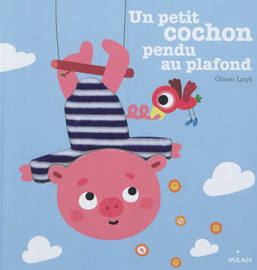 Un petit cochon pendu au plafond
