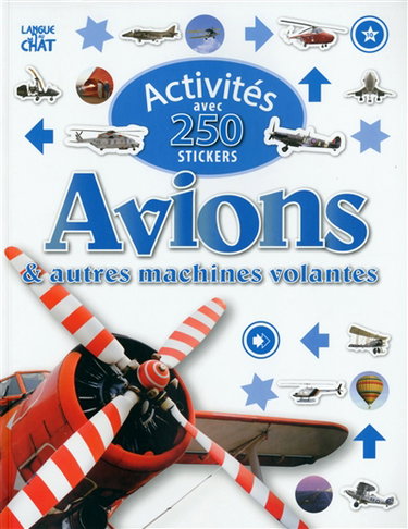 Couverture de Activités avec 250 stickers avions & autres machines volantes