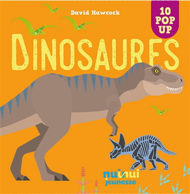 Couverture de Dinosaures : 10 pop-up par David Hawcock