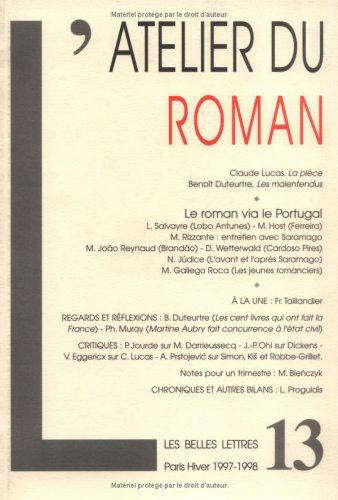 ATELIER DU ROMAN/13 HIVER 97/98