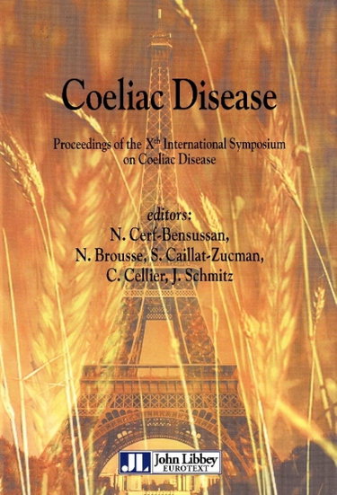 Couverture de Coeliac disease : proceedings of the Xth international symposium. La maladie coeliaque : compte-rendu du Xème symposium international par Anonyme