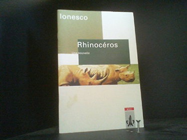Couverture de Rinoceros. Texte et documents.