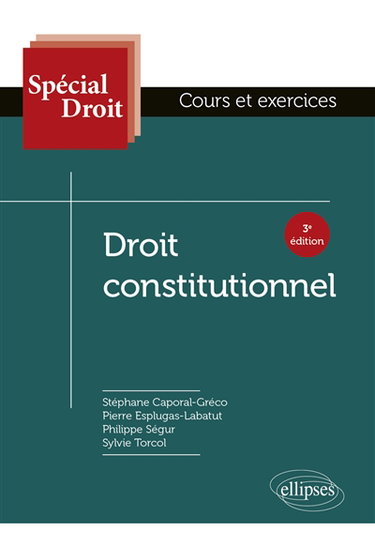 Couverture de Droit constitutionnel : cours et exercices