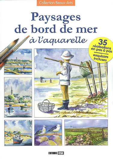 Paysages de bord de mer à l'aquarelle