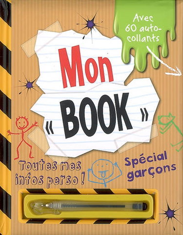 Couverture de Mon book : toutes mes infos perso ! : spécial garçons