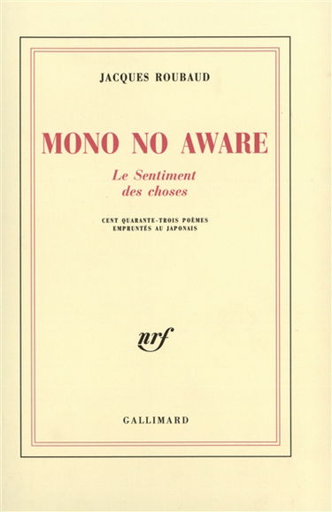 Mono no aware : le sentiment des choses
