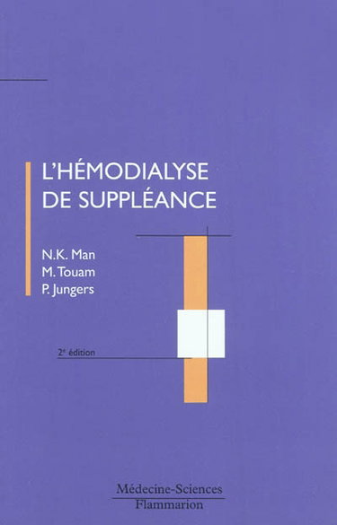 Couverture de L'hémodialyse de suppléance