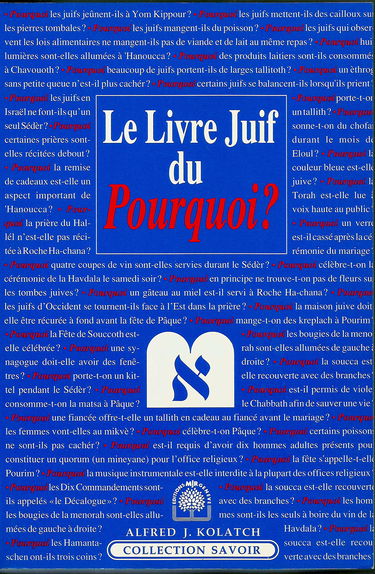 Le livre juif du pourquoi ?. Vol. 1