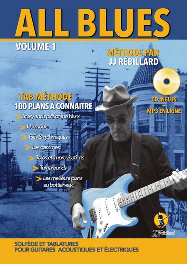 Rébillard : All Blues Methode (+1 CD) - Guitare Tab
