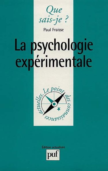 La Psychologie expérimentale