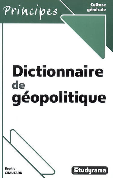 Dictionnaire de géopolitique