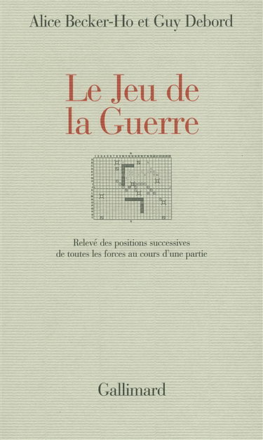 Le jeu de la guerre : relevé des positions successives de toutes les forces au cours d'une partie