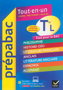 Tout-en-un terminale L : cours, méthodes, sujets : conforme aux derniers programmes