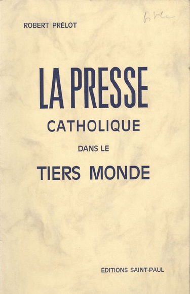 La presse catholique dans le tiers monde.