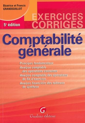 Comptabilité générale: Exercices corrigés