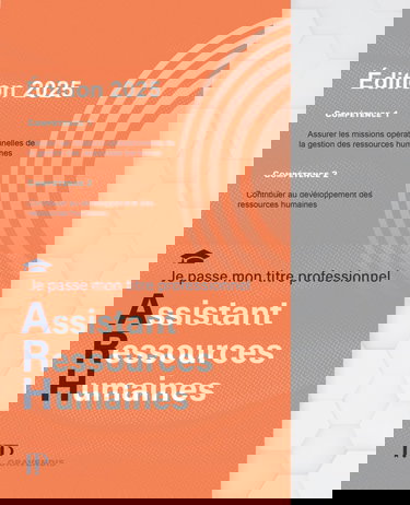 Je passe mon titre professionnel Assistant Ressources Humaines