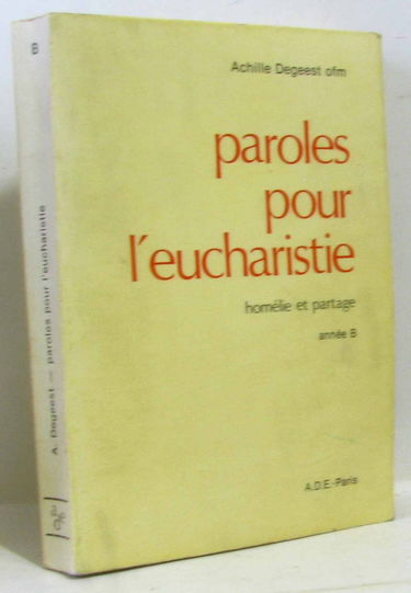 Paroles pour l'eucharistie