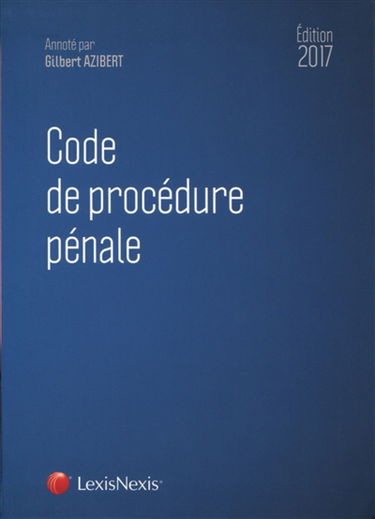 Code de procédure pénale 2017