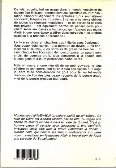 La prairie des gazelles : éloge des beaux adolescents