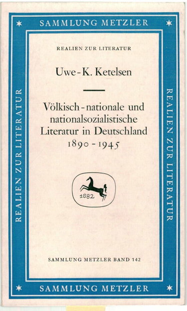 Couverture de Völkisch-nationale und nationalsozialistische Literatur in Deutschland 1890-1945