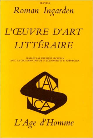 L'oeuvre d'art littéraire