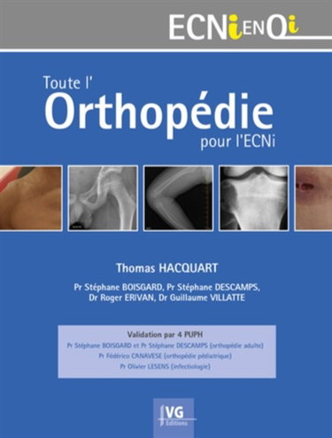Couverture de Toute l'orthopédie pour l'ECNi : validation par 4 PU-PH