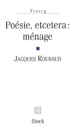 Poésie, etcetera, ménage