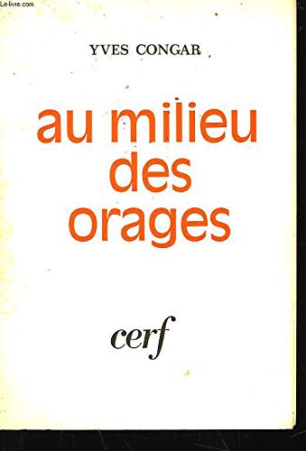 Couverture de Au milieu des orages