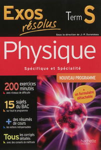 Physique spécifique et spécialité terminale S