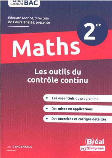 Maths 2de : les outils du contrôle continu