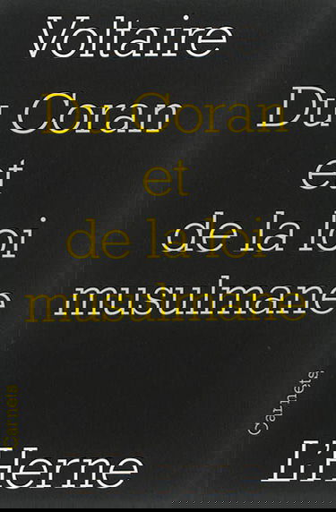 Du Coran et de la loi musulmane