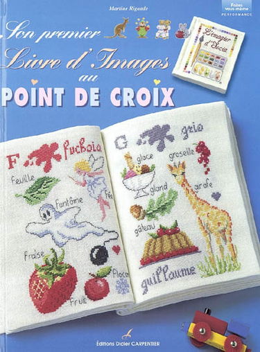 Son premier livre d'images au point de croix