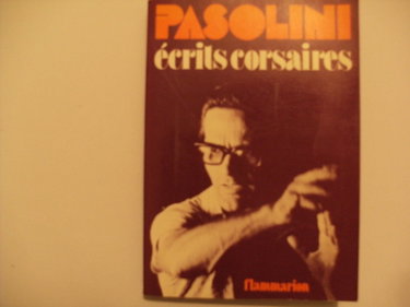 Couverture de Ecrits corsaires par Pier Paolo Pasolini