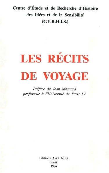 Les Récits de voyage