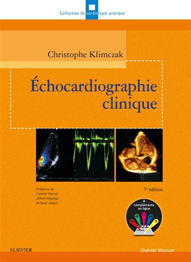 Couverture de Echocardiographie clinique