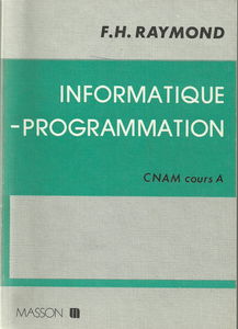 Informatique-programmation : CNAM, cours A (Collection Formation permanente)