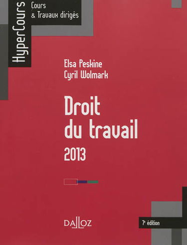 Droit du travail : 2013